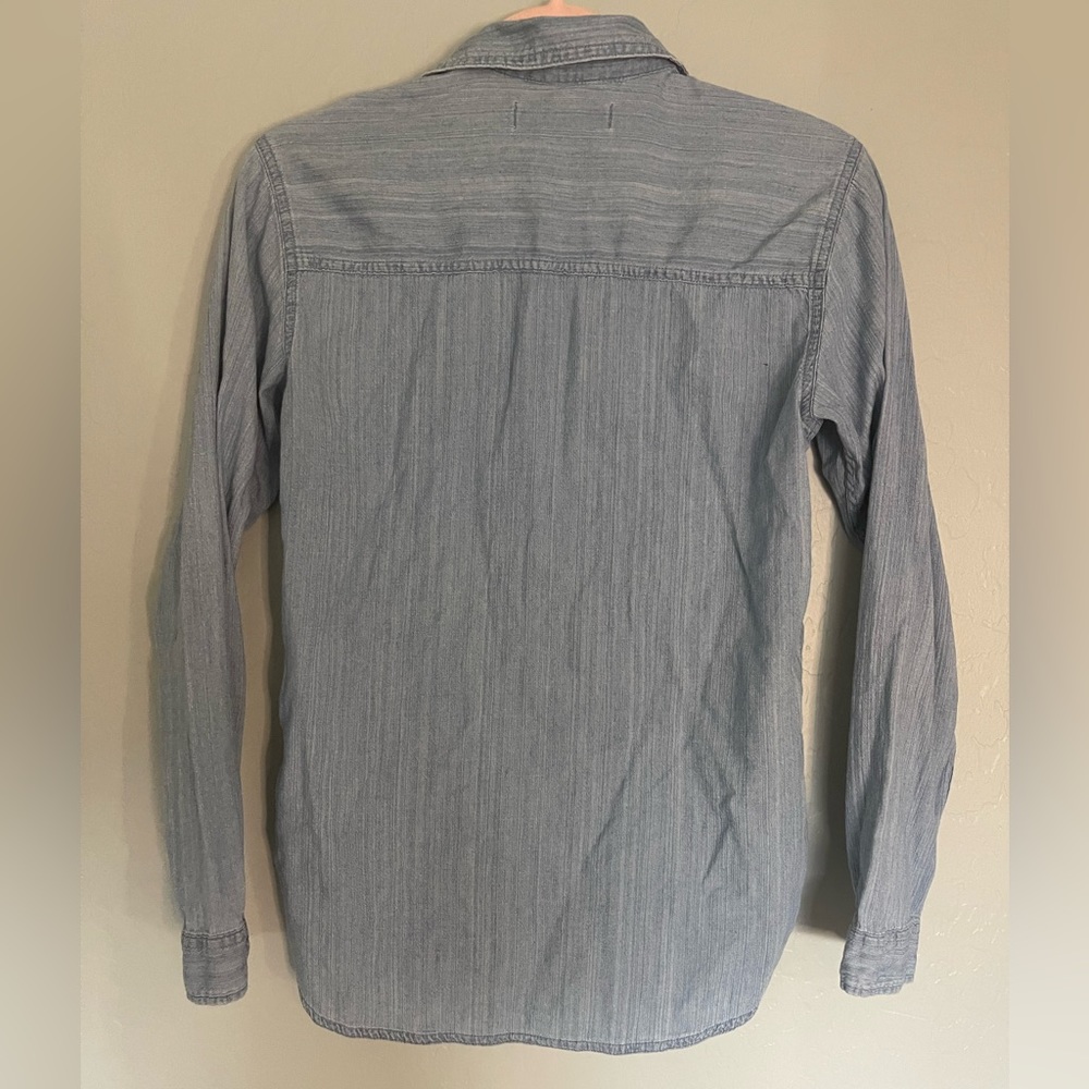 Abercrombie Denim chambray button down shirt, XS - Picture 2 of 6